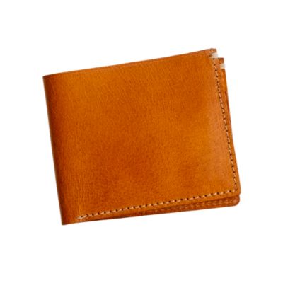 Cognac leather wallet