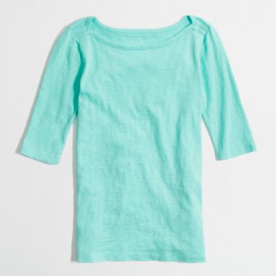 Factory artist boatneck tee