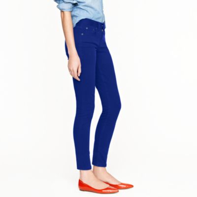 Toothpick jean in garment-dyed twill