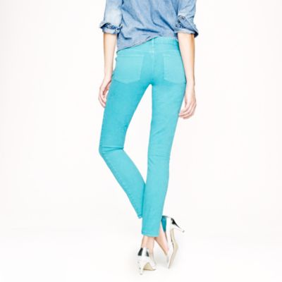 Toothpick jean in garment-dyed twill