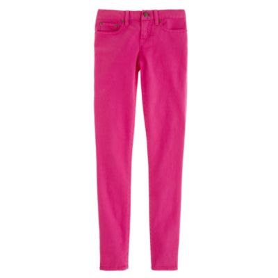 Toothpick jean in garment-dyed twill
