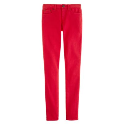 Toothpick jean in garment-dyed twill