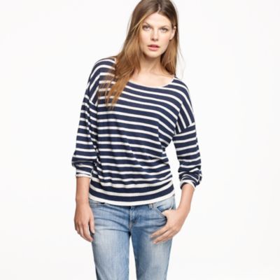 Nili Lotan&reg; stripe boyfriend sweater