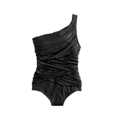 Jersey Lomellina&reg; one-shoulder tank