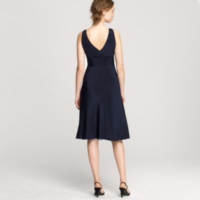 Sophia dress in silk tricotine