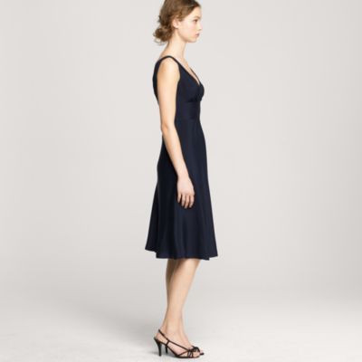 Sophia dress in silk tricotine