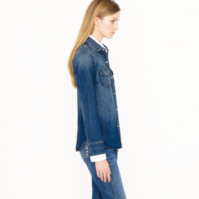 Denim western shirt