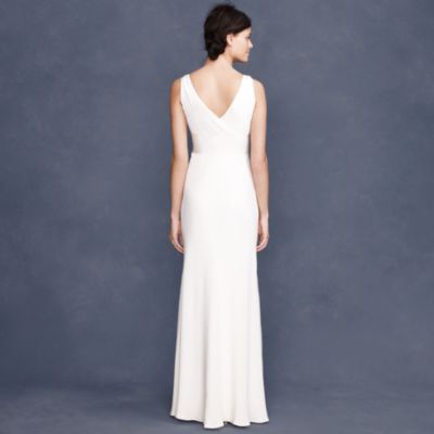 Sophia gown in tricotine