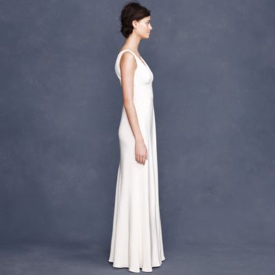 Sophia gown in tricotine