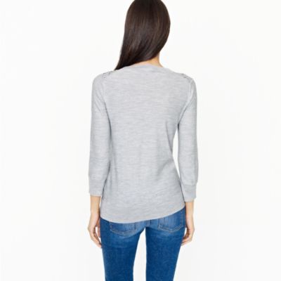 Merino tatted lace sweater