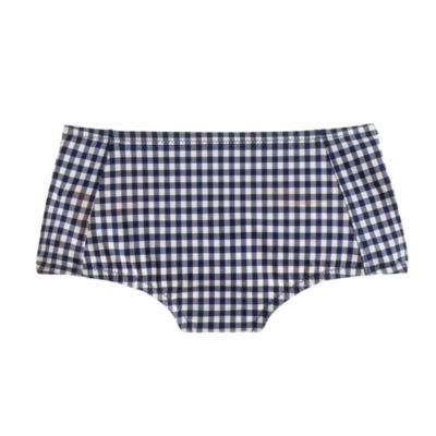 Gingham retro brief
