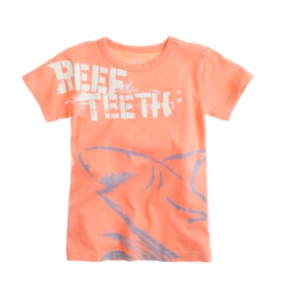Boys' vintage jersey reef teeth tee