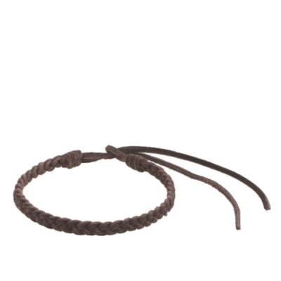 Braided suede bracelet