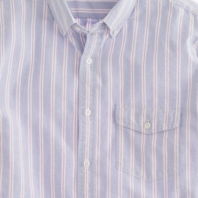 Vintage oxford shirt in beet stripe