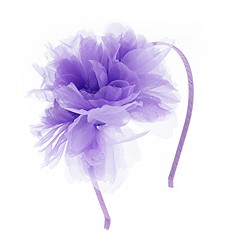 Girls' organza flower headband