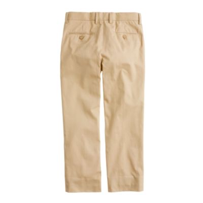 Boys' slim-fit suit pant in Italian chino