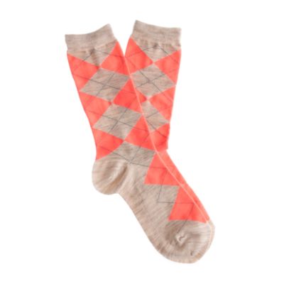 Argyle socks
