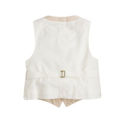 Boys' Ludlow suit vest in Italian chino