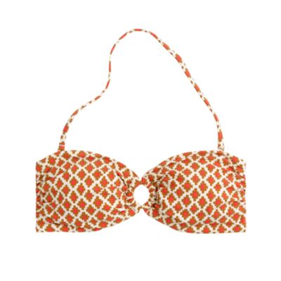 Block print ring bandeau top