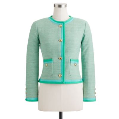 Spearmint tweed jacket