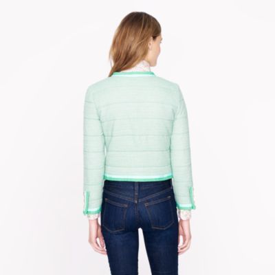 Spearmint tweed jacket