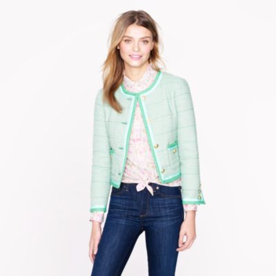 Spearmint tweed jacket
