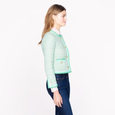 Spearmint tweed jacket