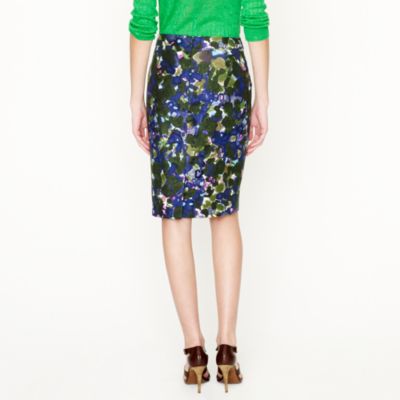 No. 2 pencil skirt in gardenshade floral
