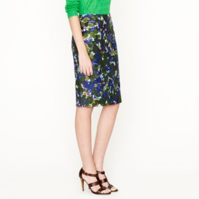 No. 2 pencil skirt in gardenshade floral