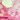 glitter cerise iris girls' glitter braid bracelet