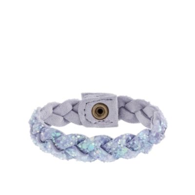 Girls' glitter braid bracelet