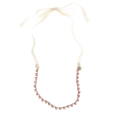 Girls' diamond flower necklace