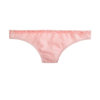 Seersucker ruffle hipster