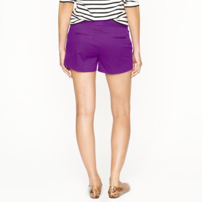 Stretch twill short