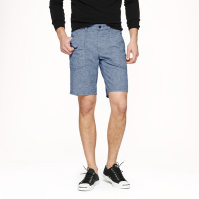 Wallace & Barnes indigo nailhead short