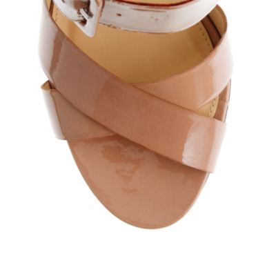 Sydney patent sandals