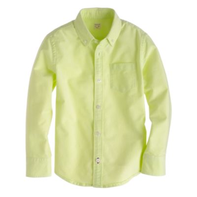 Boys' sun-faded oxford shirt