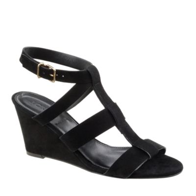 Olympia suede 
wedges