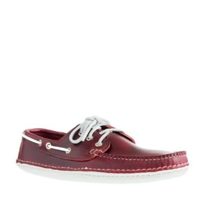 Men's Quoddy&reg; for J.Crew red Cavalier boat moccasins