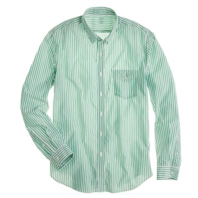 Secret Wash lightweight shirt in woodlawn stripe