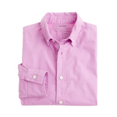 Boys' Secret Wash lightweight solid shirt