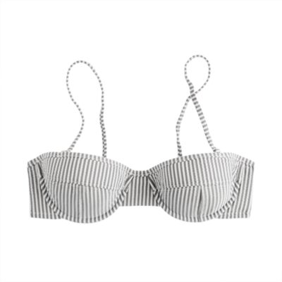 Seersucker underwire top
