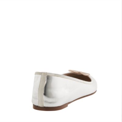 Classic mirror metallic ballet flats