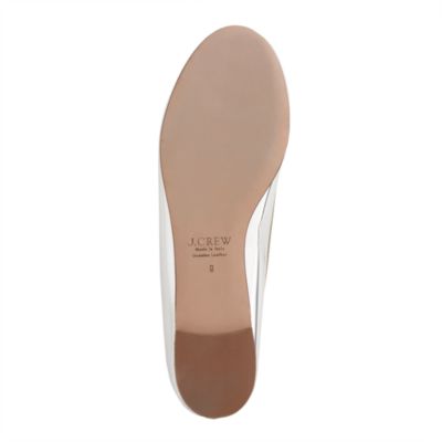 Classic mirror metallic ballet flats