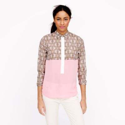 Collection mixed silk popover
