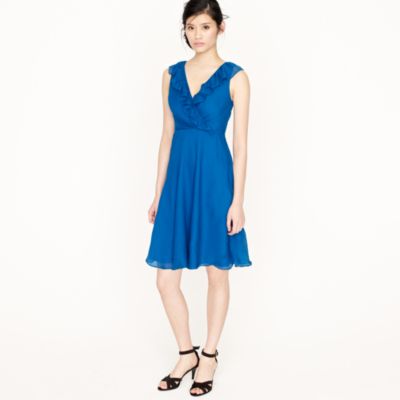 Macie dress in silk chiffon
