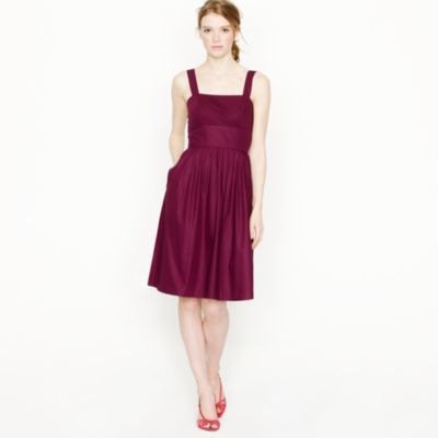 Sloane dress in cotton taffeta
