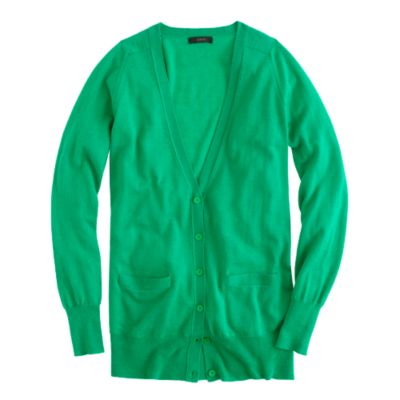 Classic merino long cardigan