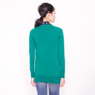 Classic merino long cardigan