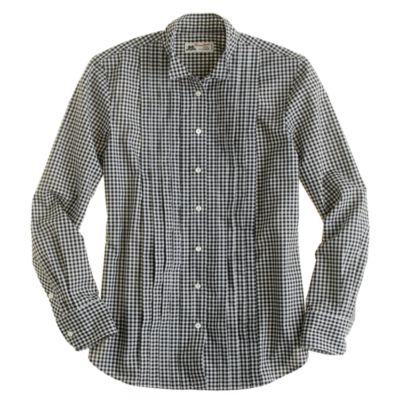 Thomas Mason&reg; tuxedo shirt in gingham